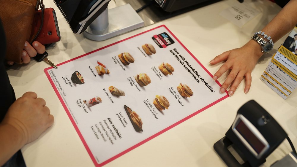 McDonald's All Day Breakfast menu