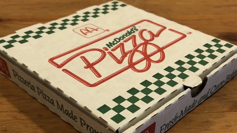 McDonald's pizza box