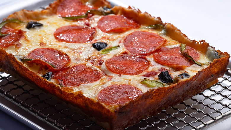 Detroit Style Pizza