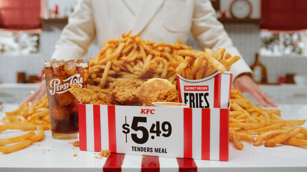 Bucket of KFC fried chicken