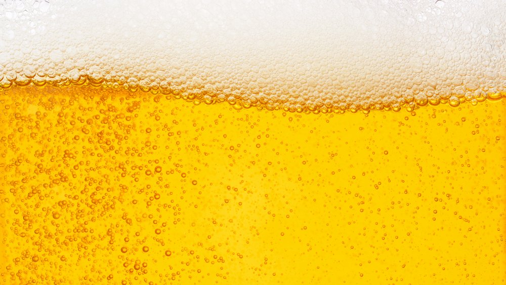 Close up of beer