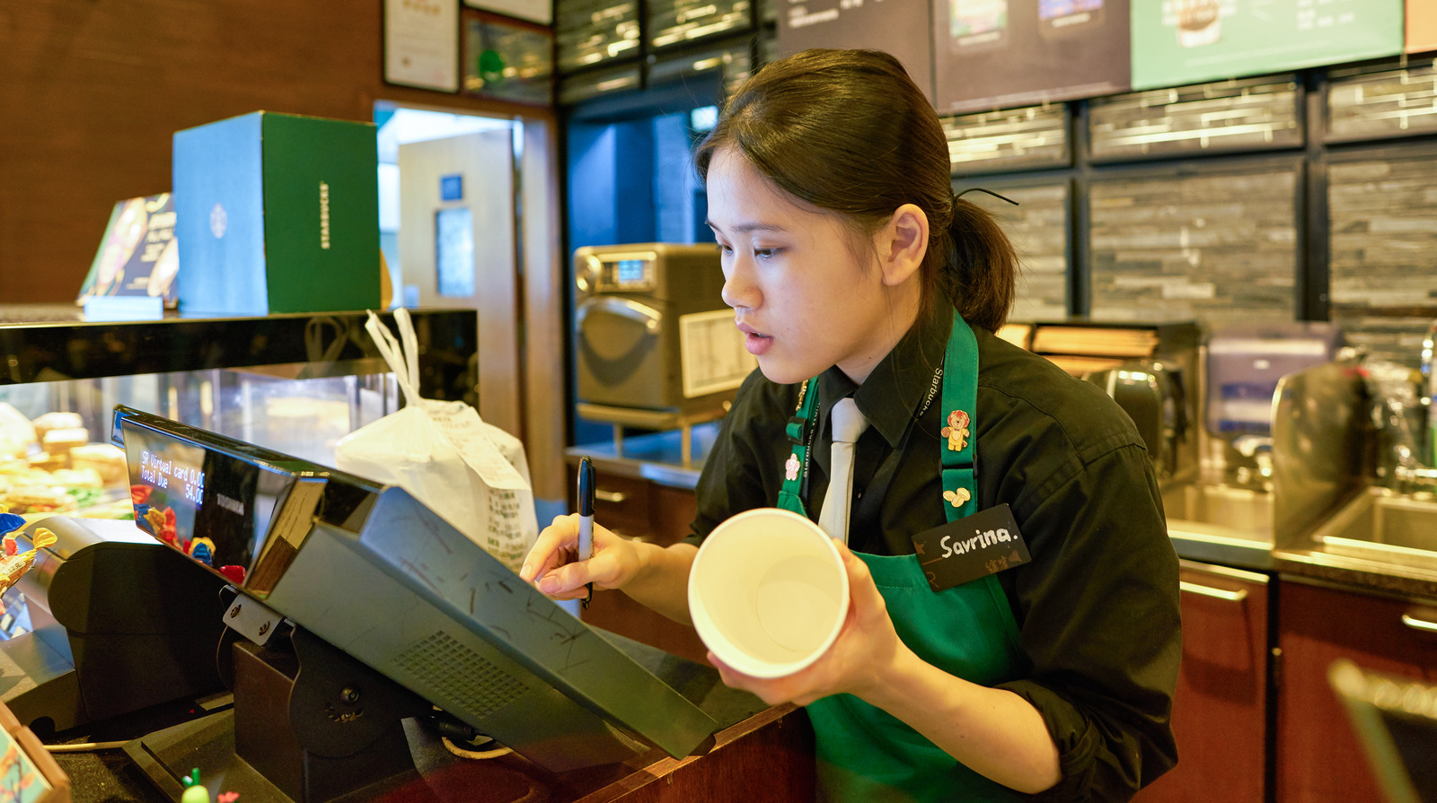 The Real Reason Starbucks Employees Have To Stand In One Place