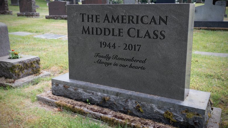 grave stone of middle class