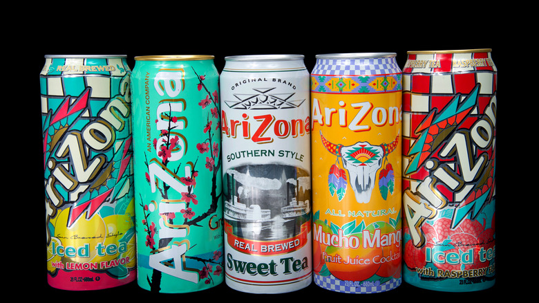 line of Arizona iced tea