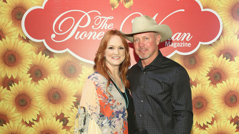 Ree Drummond and husband Ladd smiling