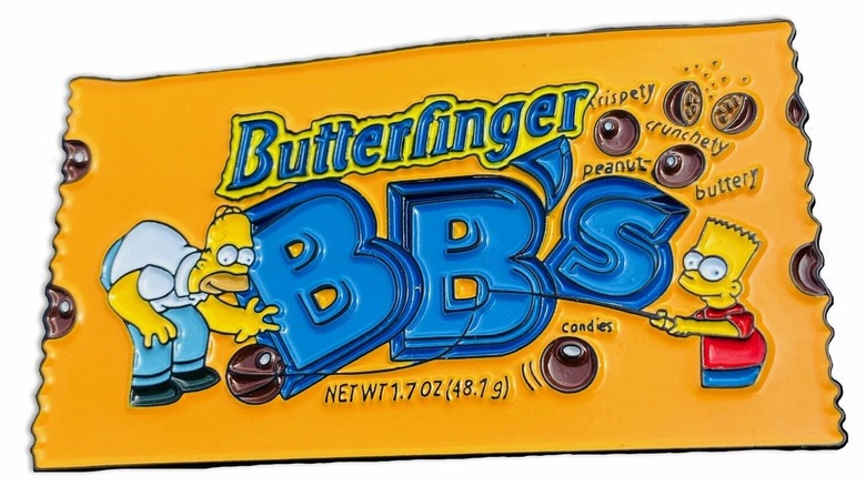Butterfinger BB's label on pin