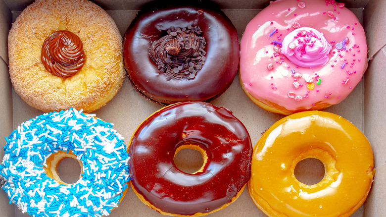 Donuts in a box