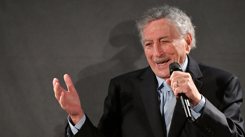 Tony Bennett speaking