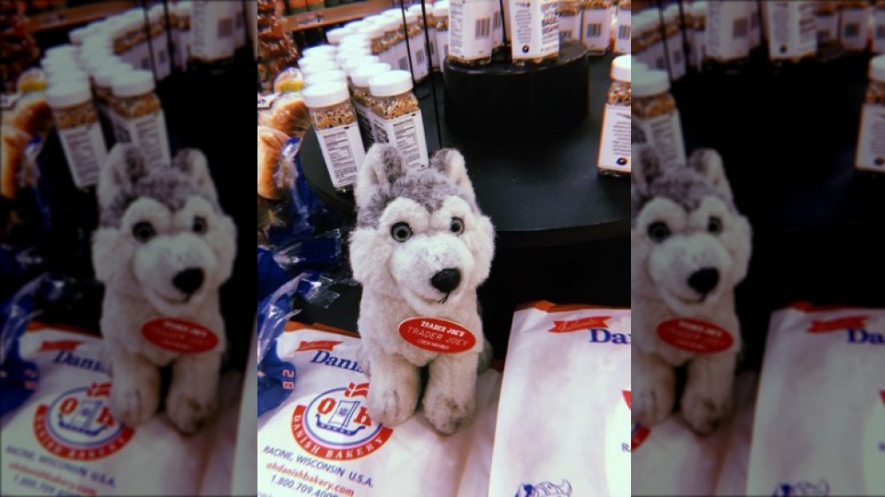 Stuffed animal at Trader Joe's