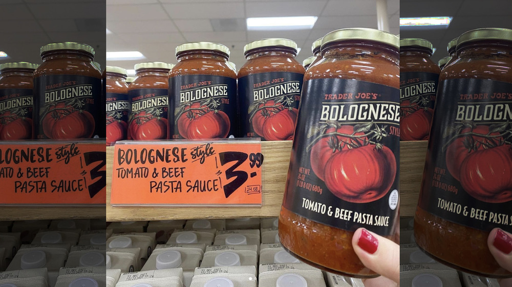 Trader Joe's Bolognese style sauce