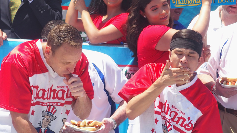 Hot dog eating contest