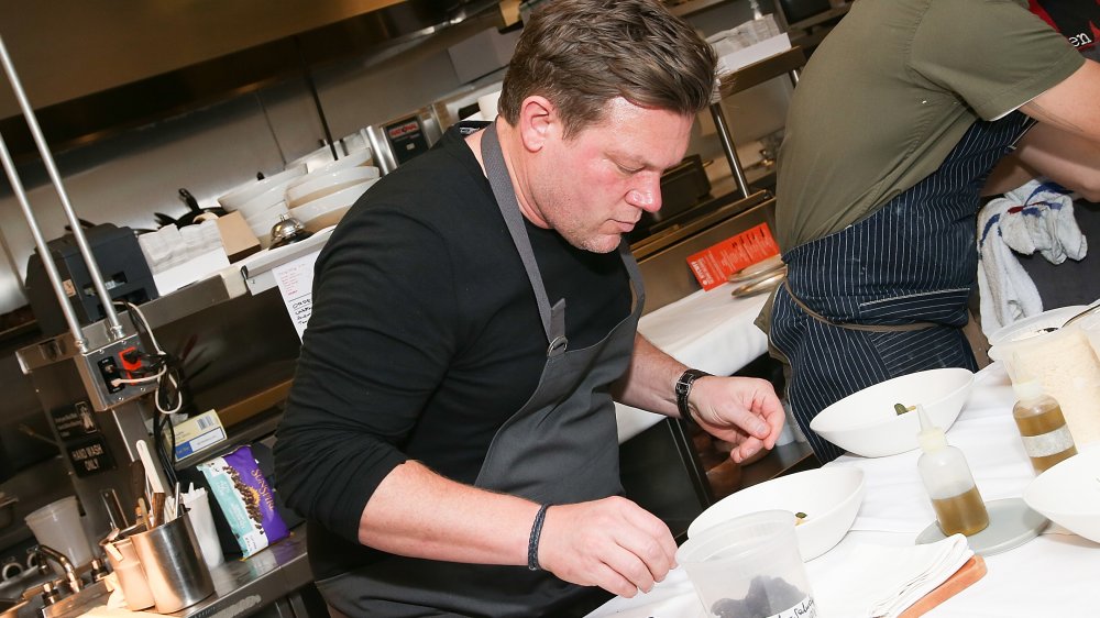 Tyler Florence cooking