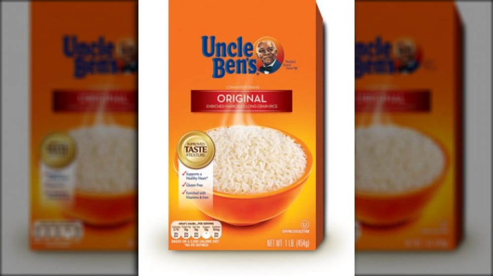 Box of Uncle Ben's rice before the name change