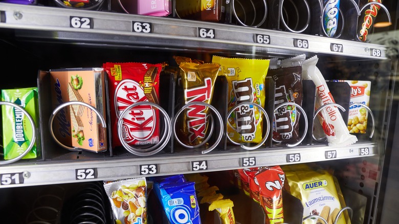 Vending machine selection