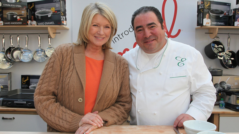 Emeril Lagasse and martha stewart