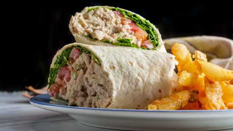 tuna fish wrap