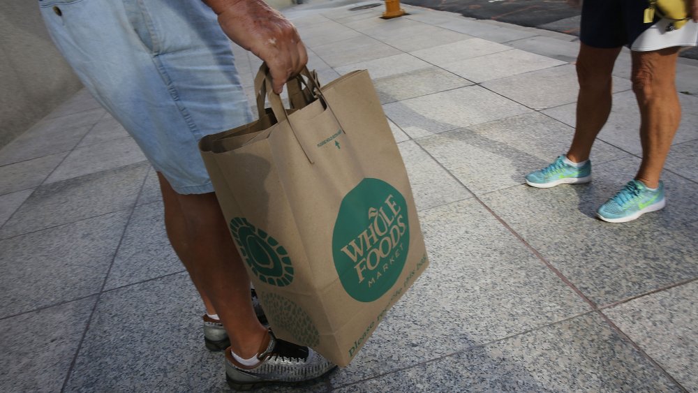 Whole Foods shopping bag