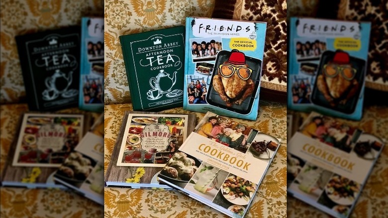 selection of pop culture cookbooks 