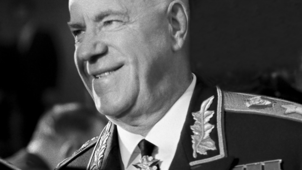 Georgy Zhukov smiling