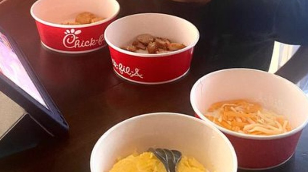 Chick-fil-A food in bowls