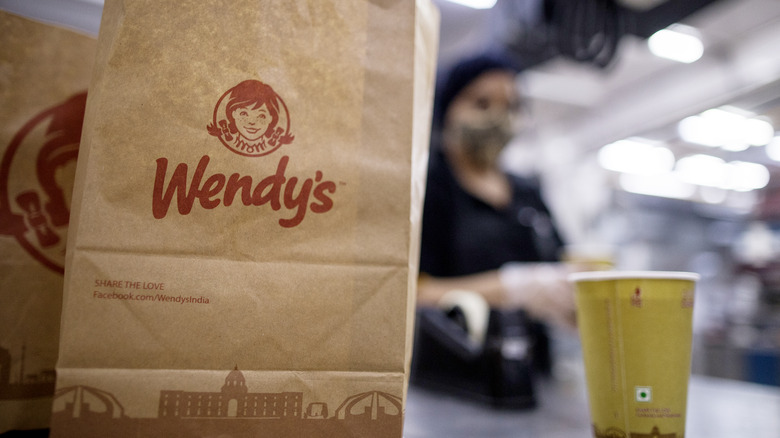 A Wendy's bag