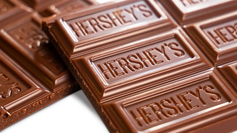 Hershey chocolate squares
