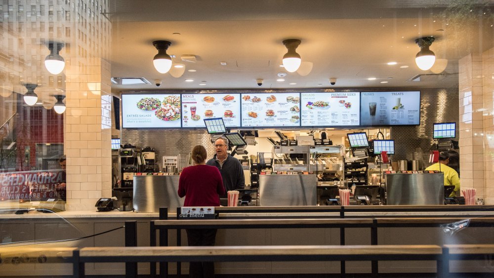 Chick-fil-a ordering area