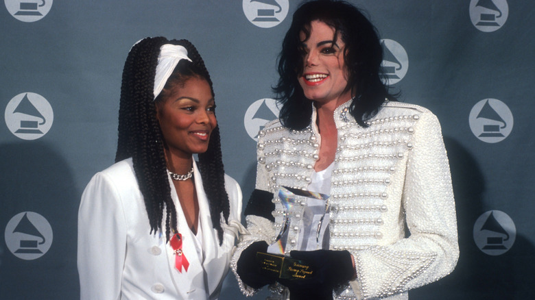 Janet Jackson and Michael Jackson