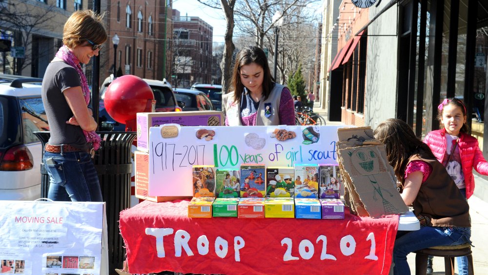 Girl Scout cookie sales