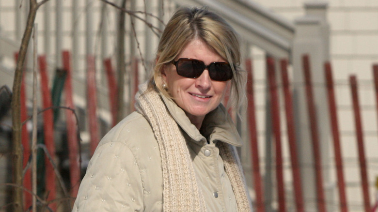 Martha Stewart in sunglasses