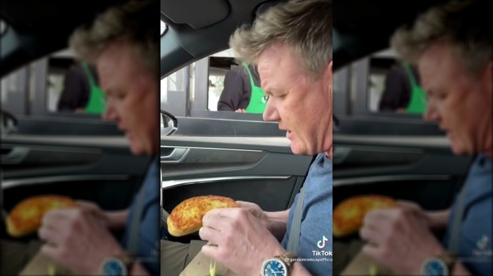 Gordon Ramsay in Starbucks drive through