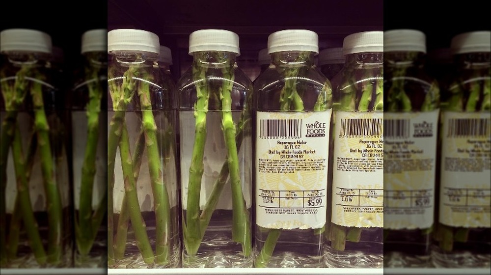 Asparagus water from Whole Foods