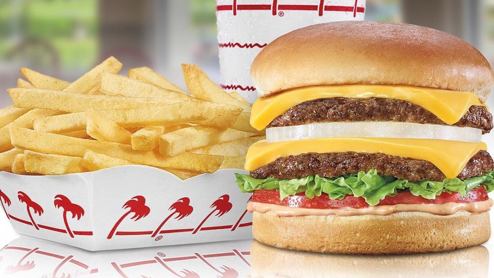 In-N-Out fries, fries, french fries, burger, hamburger