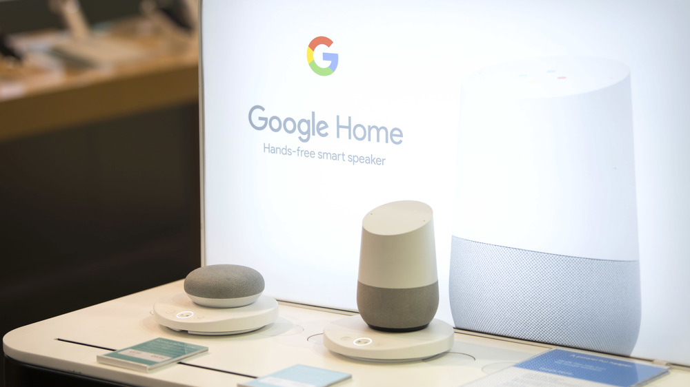 Google Homes in store