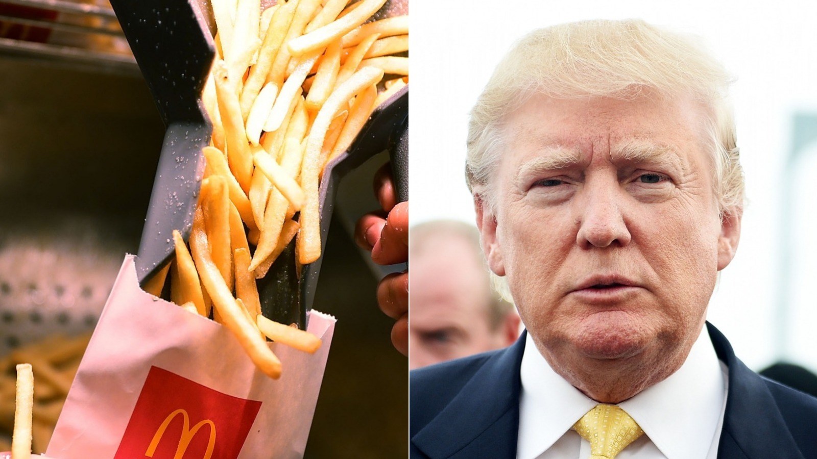 The Reason Trump Thinks McDonald's Fries Are Responsible For His Hair