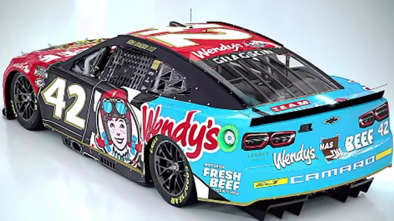 Wendy's designed wrap for car 