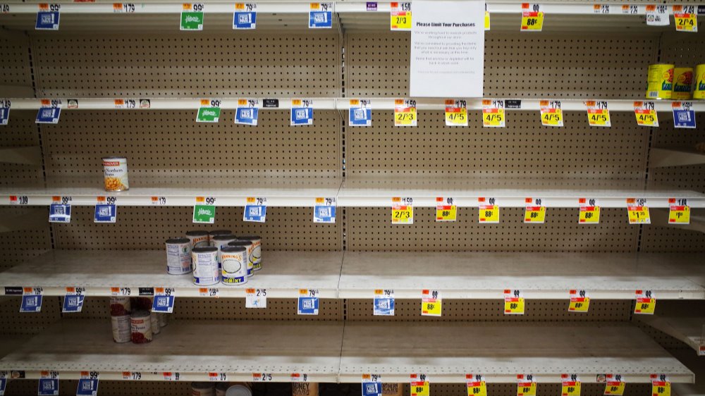 grocery store shelf