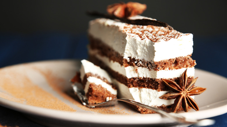 Tiramisu on plate