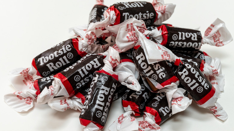 pile of Tootsie Rolls