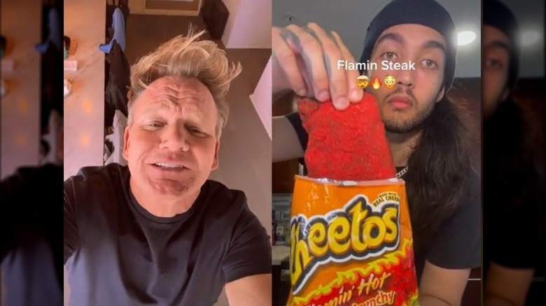 Gordon Ramsay and Flamin Steak