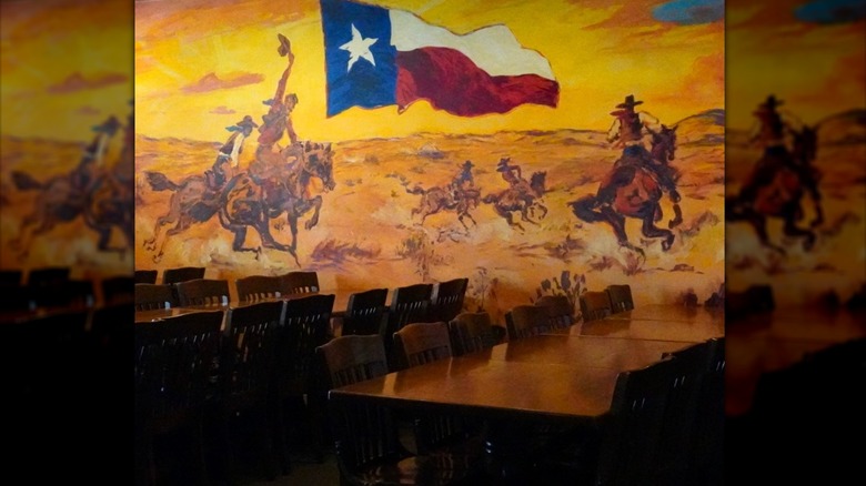 Texas mural at Lone Star Steakhouse Guam