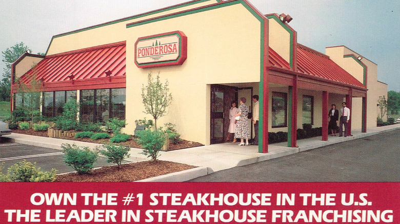 Vintage Ponderosa franchising advertisement