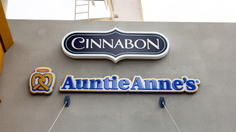 Cinnabon and Auntie Anne's