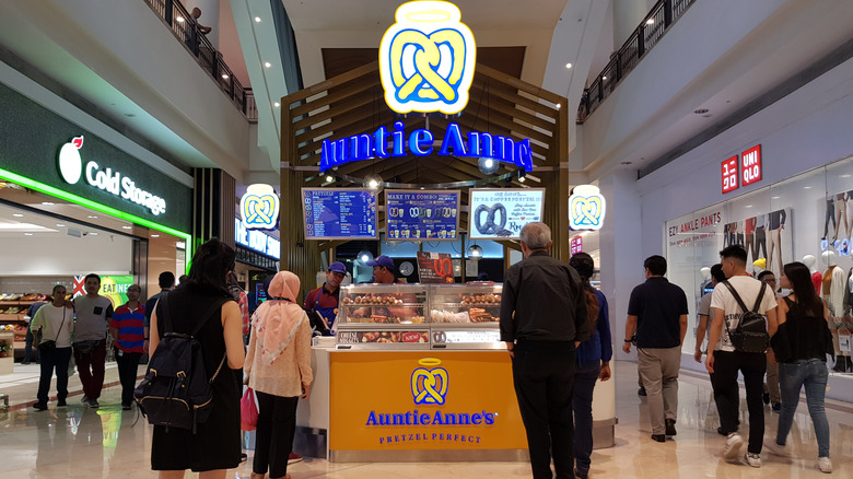 Auntie Anne's in a mall