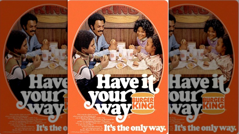 1970s Have It Your Way Burger King print ad