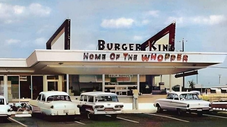 Exterior of first Burger King in Puerto Rico 1960s