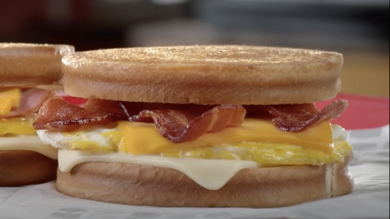 Jack in the Box breakfast sandwich