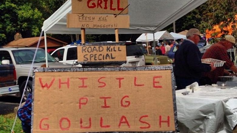 Pig goulash sign