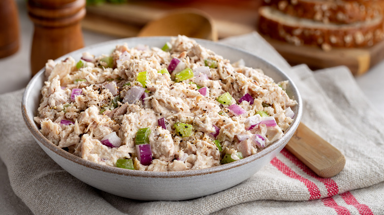 bowl of tuna salad