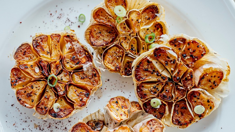 roasted garlic bulbs